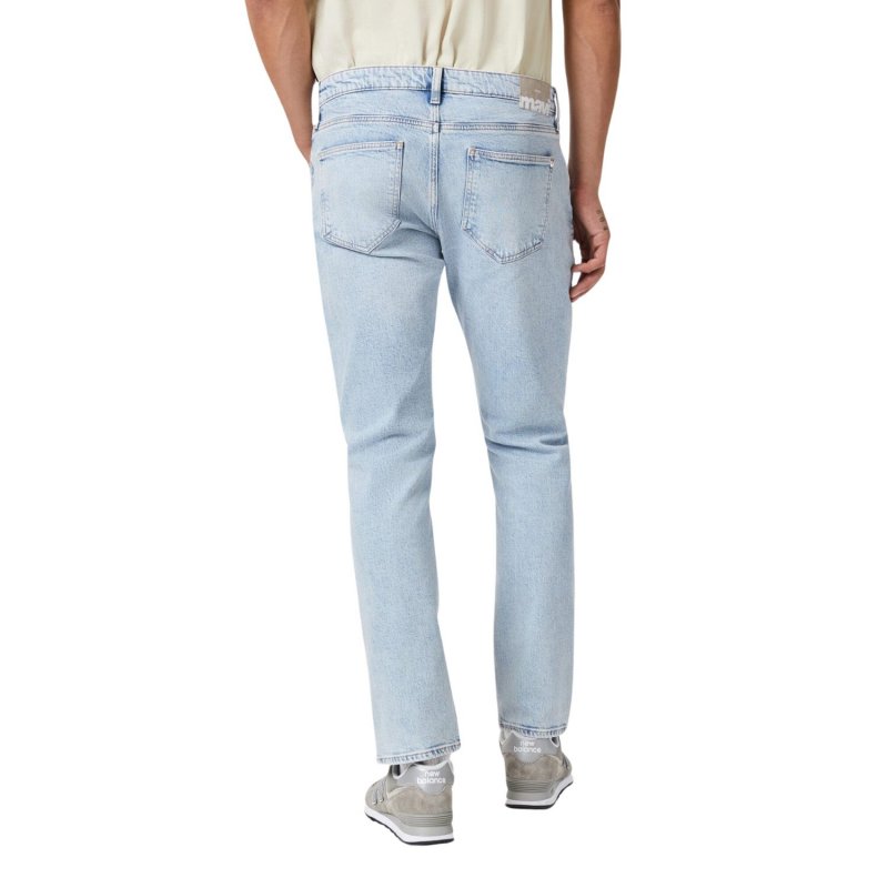 TANDPANTS Marcus – Bleached Recycled Blue