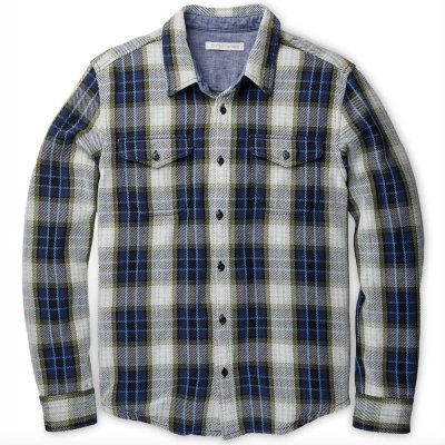 TANDPANTS Blanket Shirt – Marine Feliz Plaid