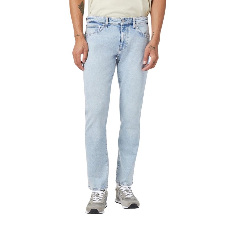 TANDPANTS Marcus – Bleached Recycled Blue