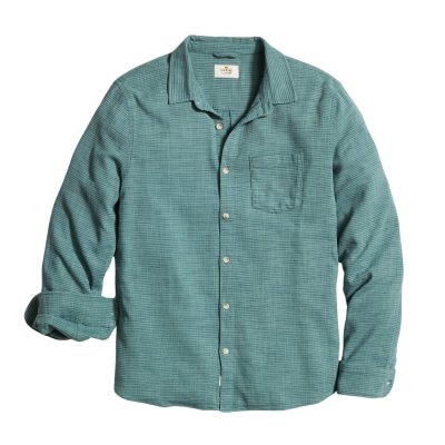 TANDPANTS Classic Stretch Selvage Shirt Mallard Green