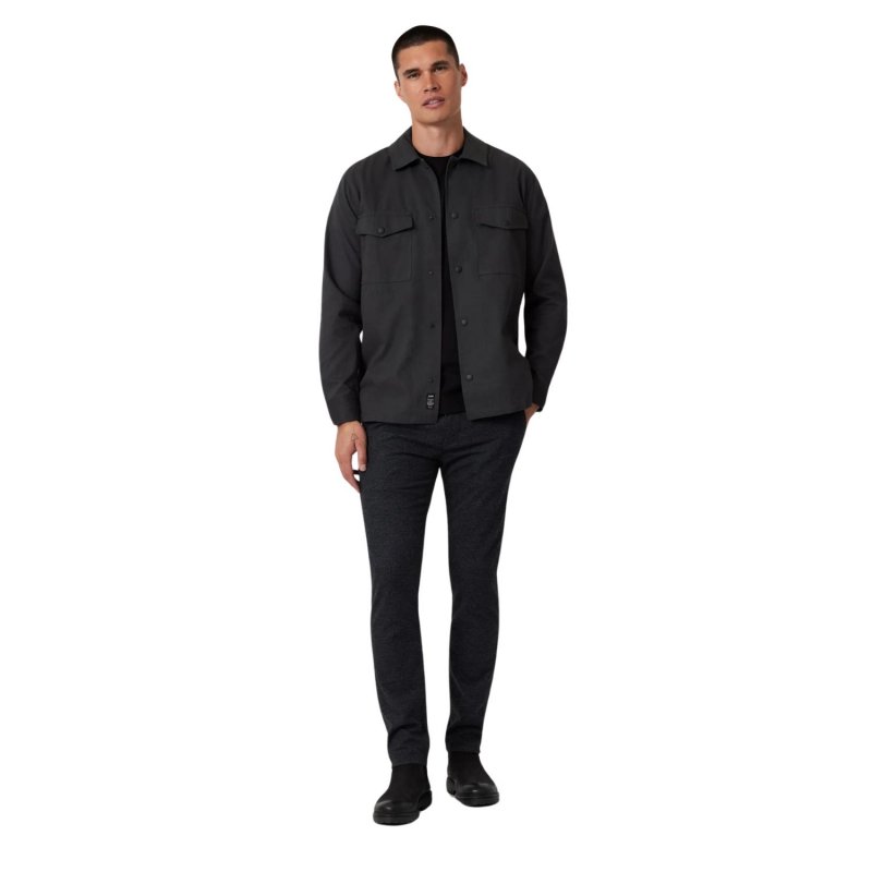 TANDPANTS Milton – Navy Herringbone
