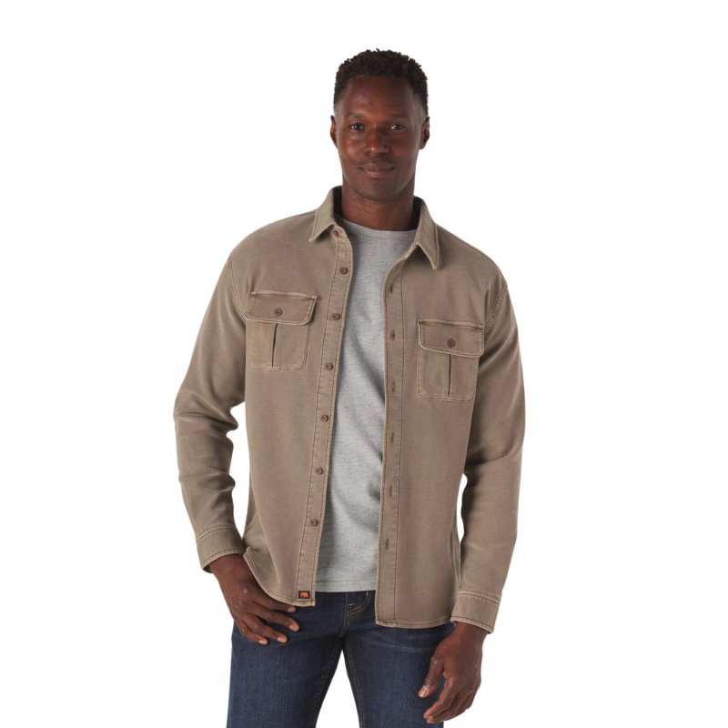 TANDPANTS Comfort Terry Shirt Jacket