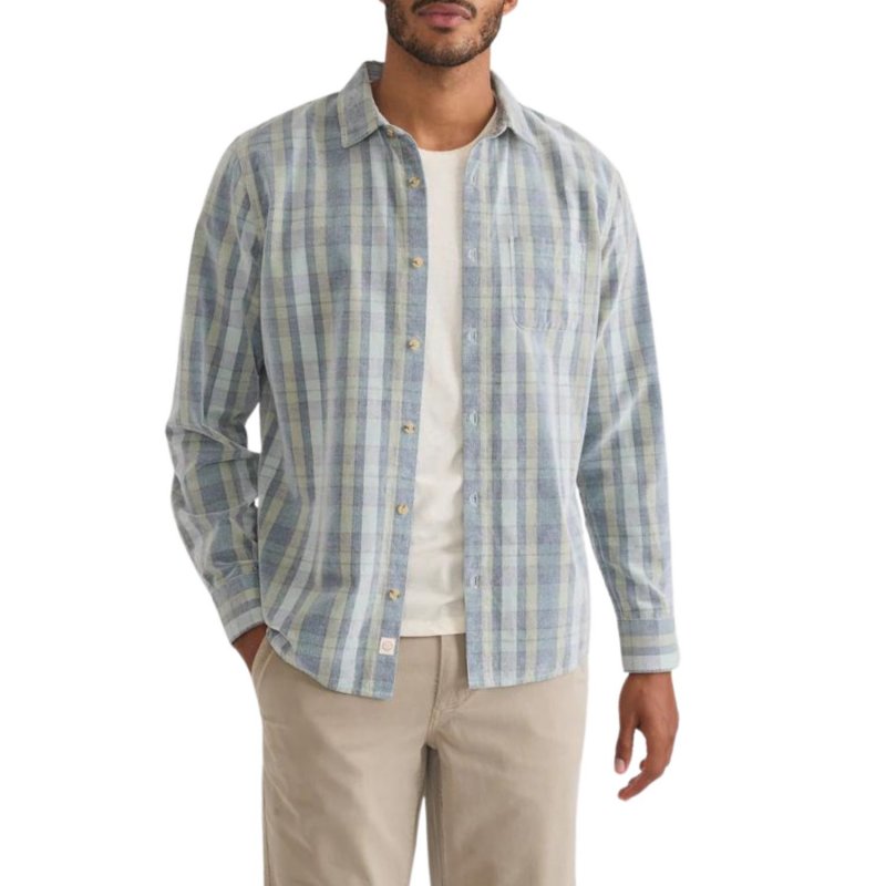 TANDPANTS Lightweight Plaid Corduroy Shirt