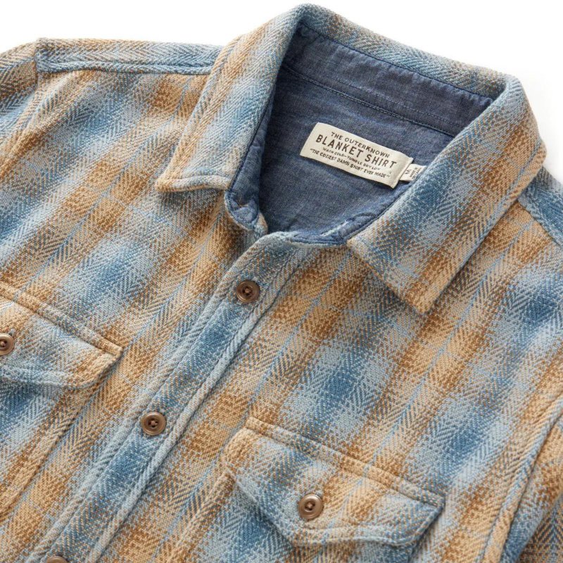 TANDPANTS Blanket Shirt – Savanna Culver Herringbone Plaid